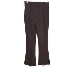 Bogner Womens Brown Flared Ski Pants With Ankle Zippers Size 6